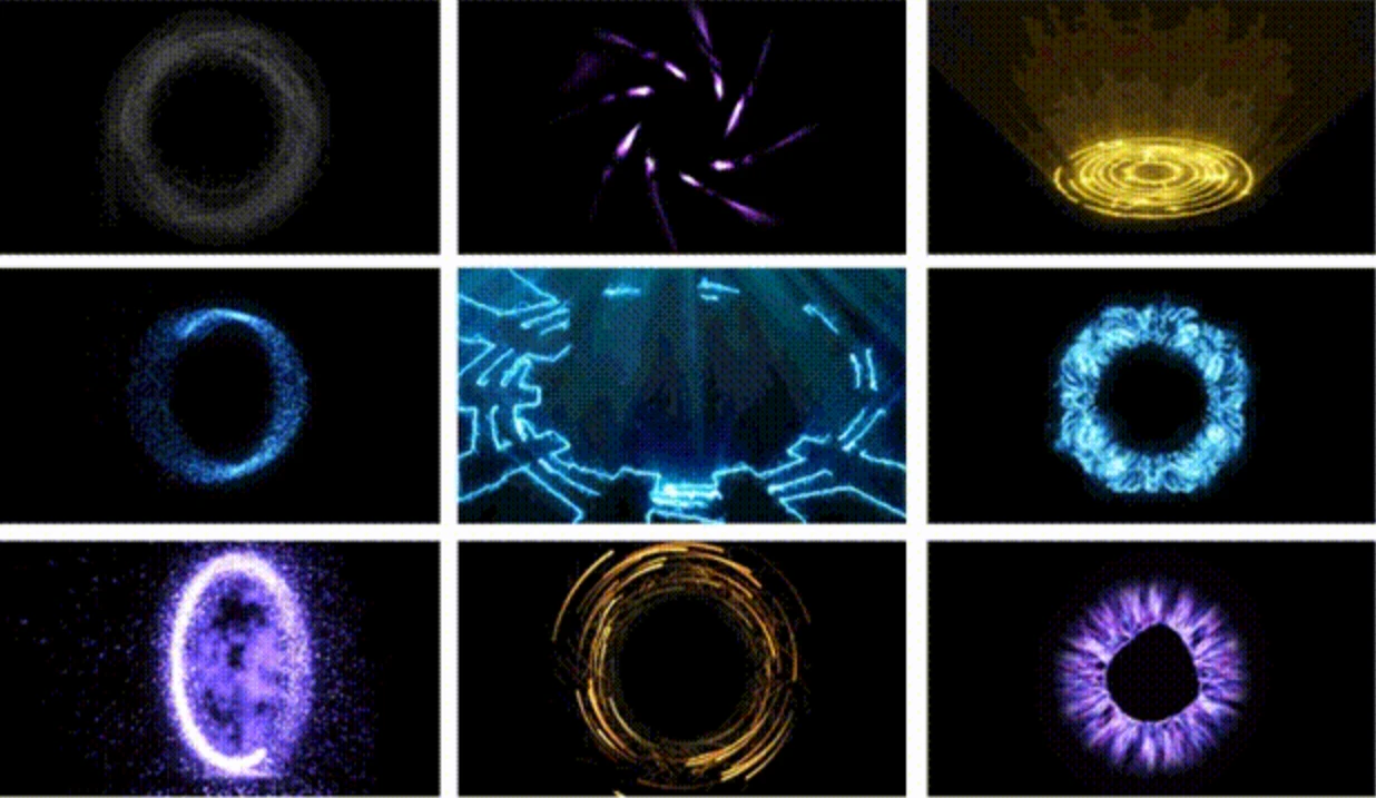 神话游戏法术仙术太极阵法魔法传送门特效合集！